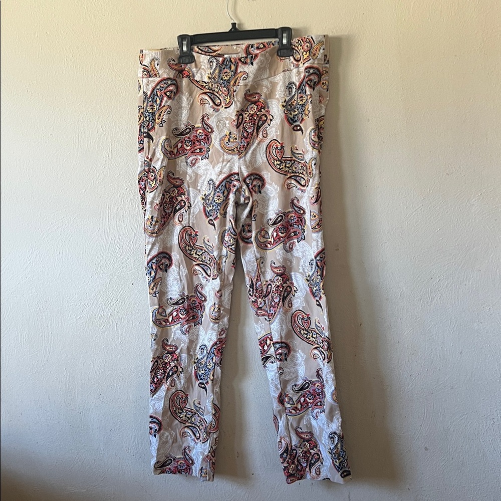 Spense Paisley Pixie Pants High Waist